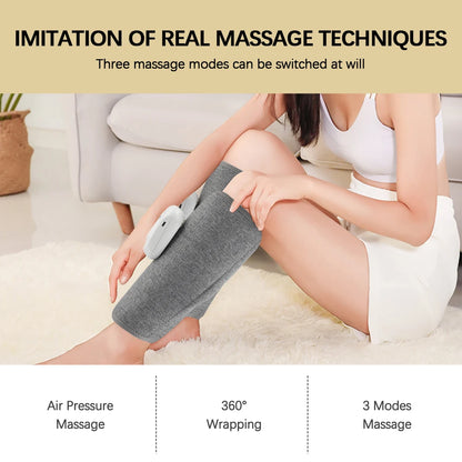 Massage Jambes Sans Fil 360° – Compression Air & Relaxation Musculaire