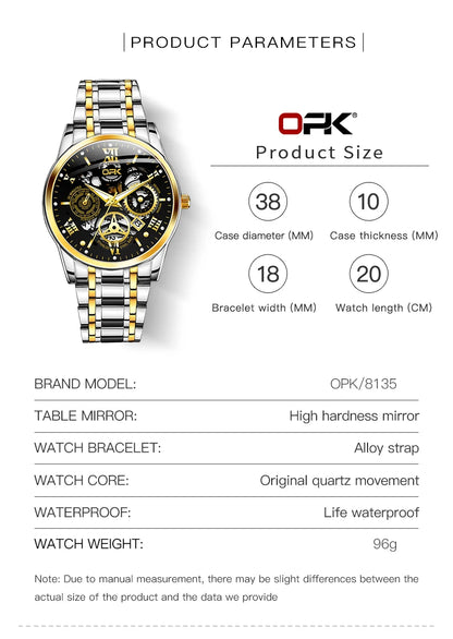 Montre OPK8135 – Harmonie Mécanique (Édition Dual-Ton)