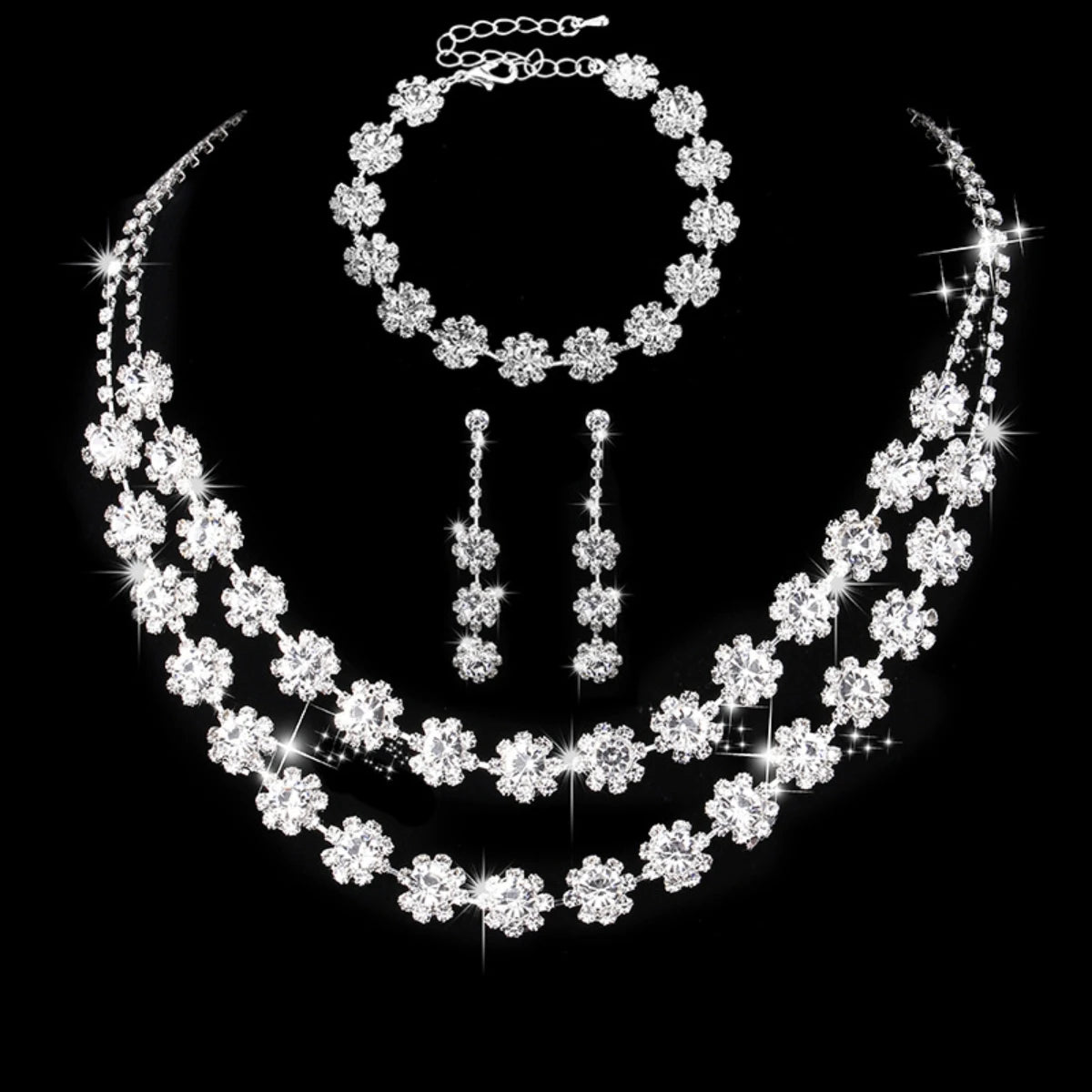 Parure Cristalline – Collection Griffes & Lumière (Édition Élégance)