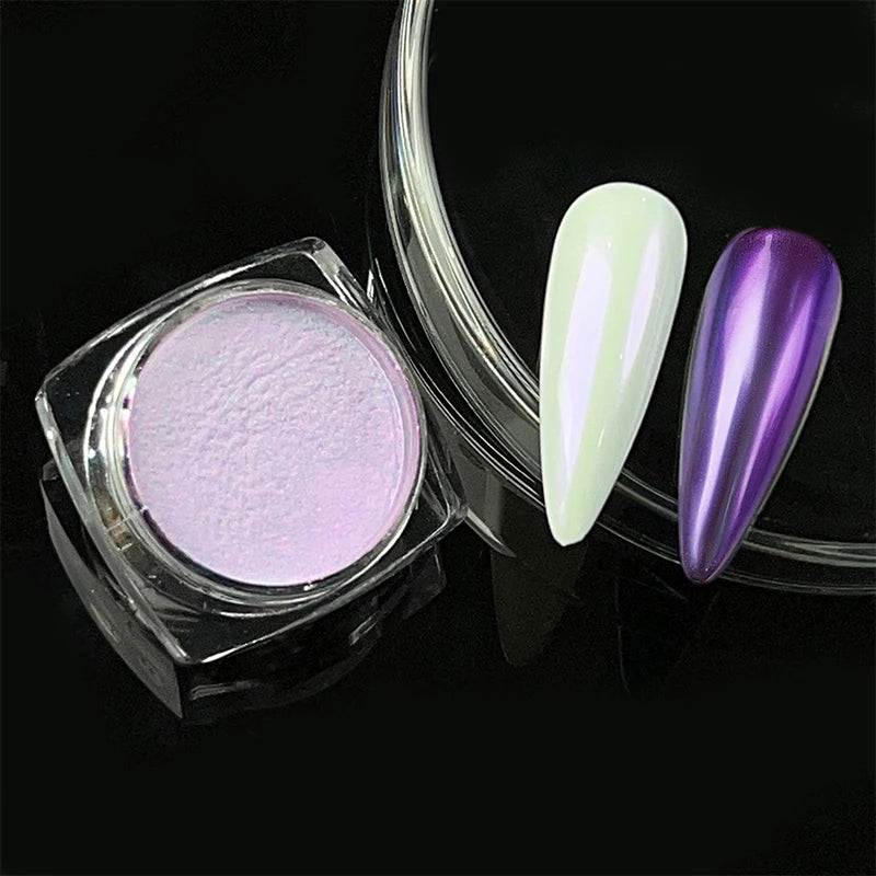 Poudre de pigmentation pour ongle