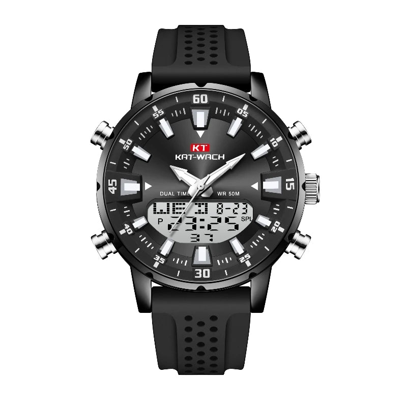 Montre Homme KAT-WACH KT1815 – Double Affichage & Résistance 5 ATM