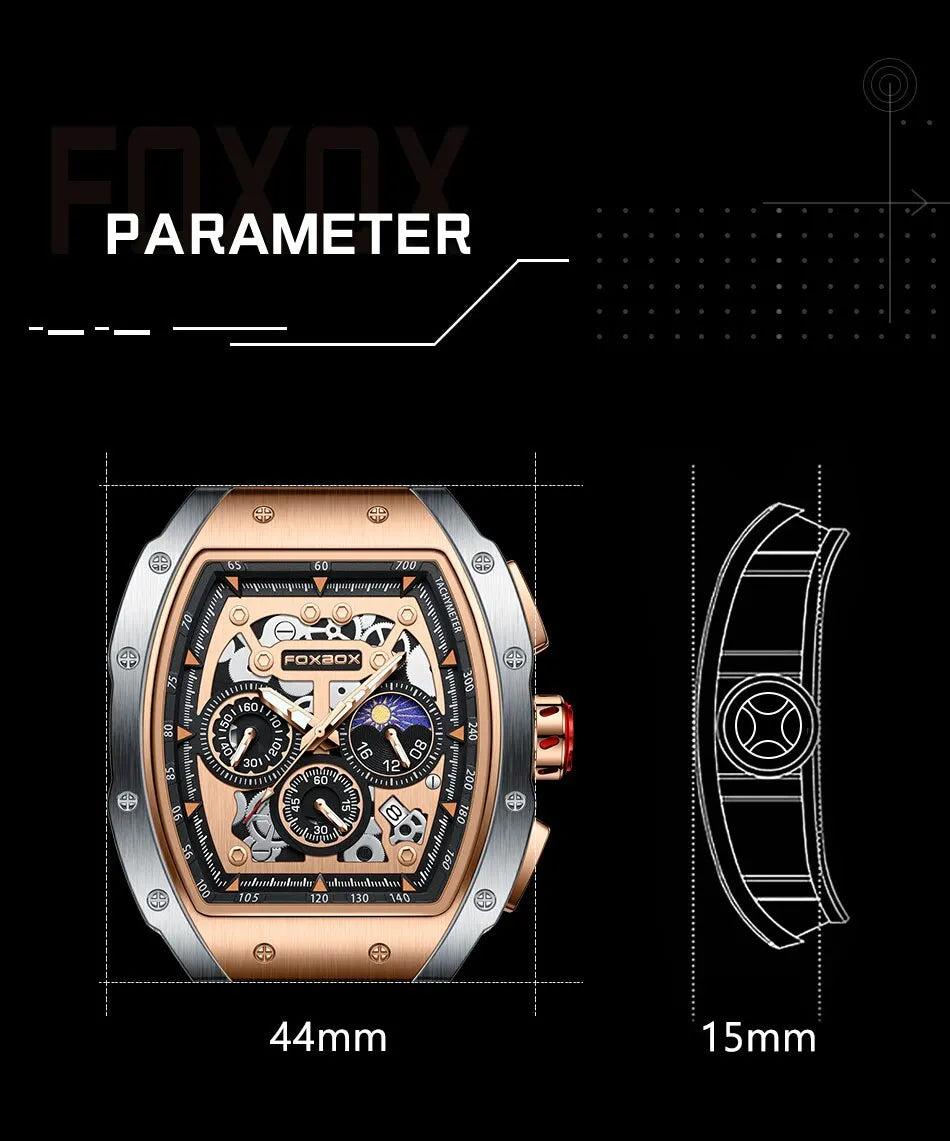 Montre FOXBOX 0015 – Édition Limitée LUXE SPORT (par LIGE)
