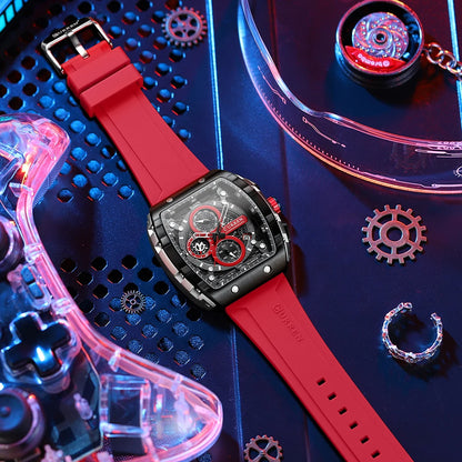 Montre CURREN 8442 – Design Rectangulaire & Style Sport Chic (Édition Limitée)