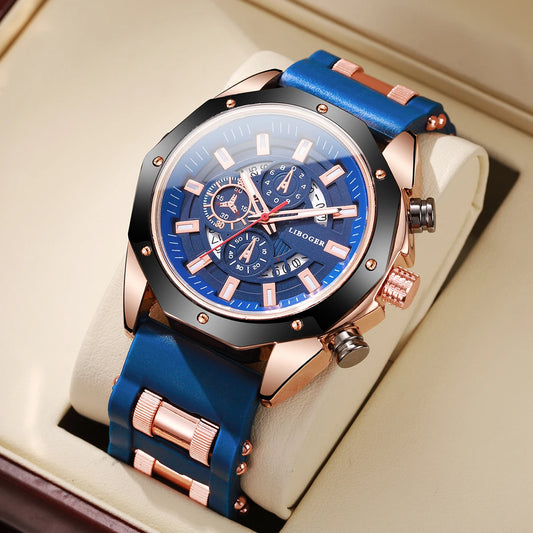 Montre Homme – Sport Élégant & Quartz Précis