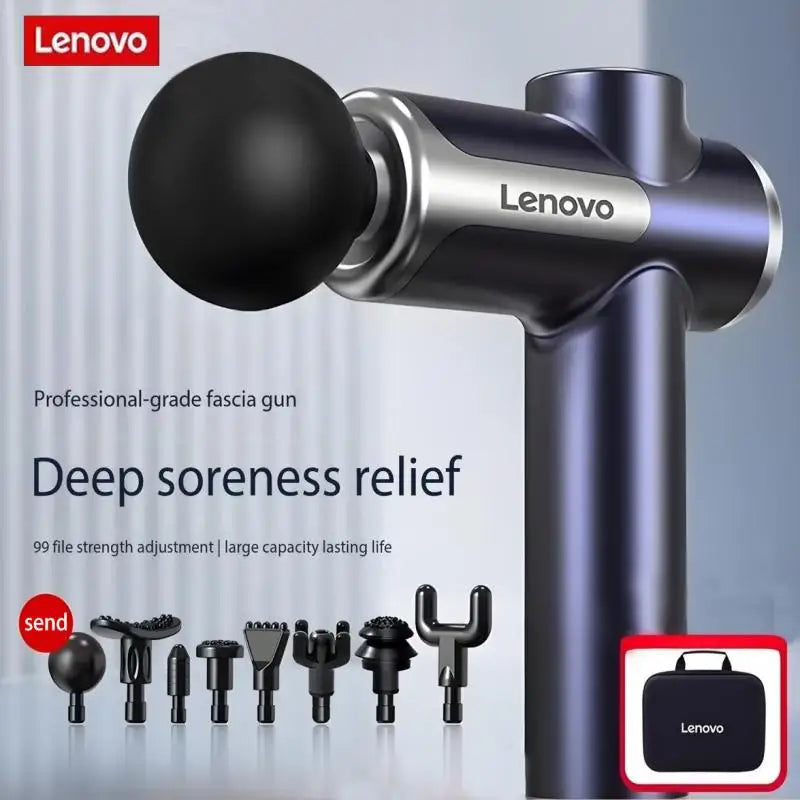 Pistolet de Massage Professionnel Lenovo – Séries N2 & N3 | 6 à 8 Têtes