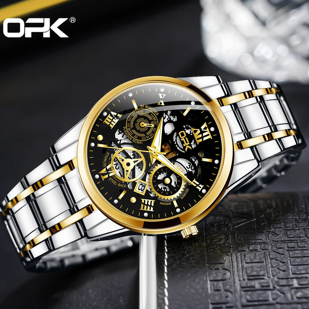 Montre OPK8135 – Harmonie Mécanique (Édition Dual-Ton)