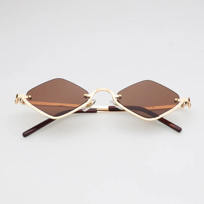 Lunettes YY96 – Lunettes de Soleil Cat Eye Métal & Glamour