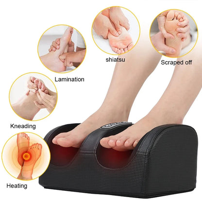 Appareil de Massage Pieds & Mollets – Shiatsu Chauffant et Pétrissage Profond