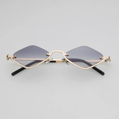 Lunettes YY96 – Lunettes de Soleil Cat Eye Métal & Glamour