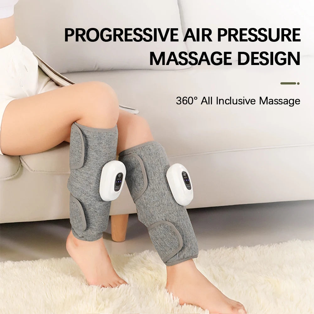 Massage Jambes Sans Fil 360° – Compression Air & Relaxation Musculaire
