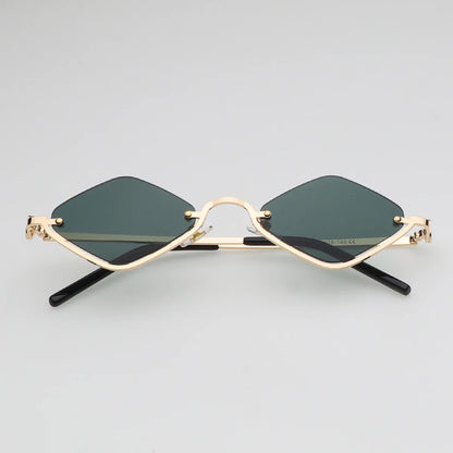Lunettes YY96 – Lunettes de Soleil Cat Eye Métal & Glamour