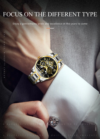Montre OPK8135 – Harmonie Mécanique (Édition Dual-Ton)