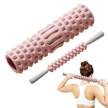 Rouleau de Massage Yoga & Fitness – Étirement Musculaire & Récupération