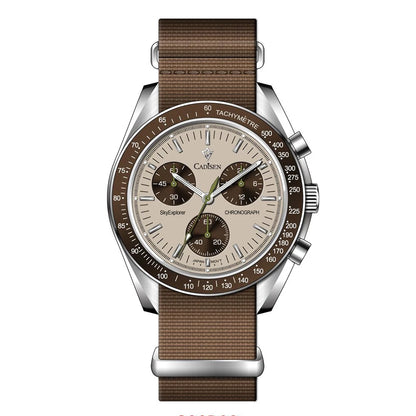 CADISEN C7064 – Chronographe Prestige VK68 (Édition Sport Vintage)