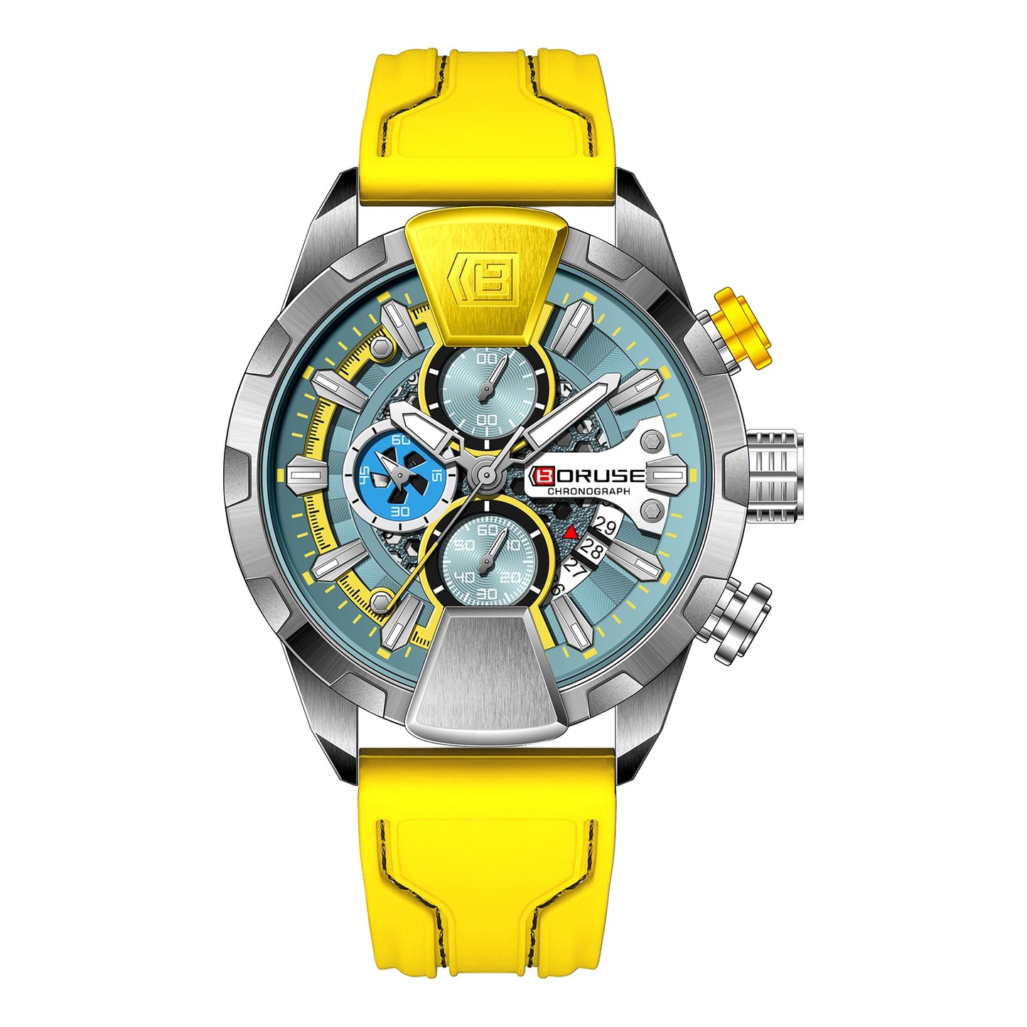 Montre BORUSE Chronographe Homme – Sport & Puissance (5 coloris)