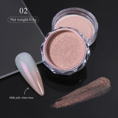 Poudre de pigmentation pour ongle