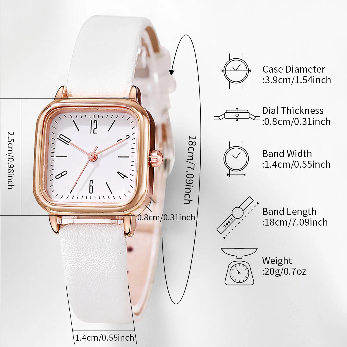 Montre Élégance Étoilée – Coffret 2 pièces