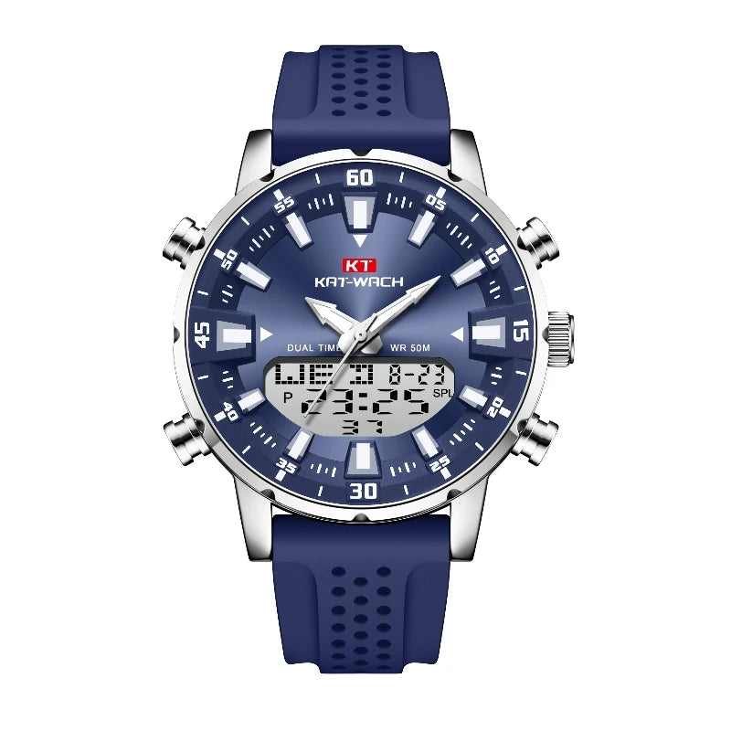 Montre Homme KAT-WACH KT1815 – Double Affichage & Résistance 5 ATM