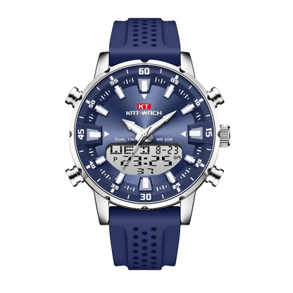Montre Homme KAT-WACH KT1815 – Double Affichage & Résistance 5 ATM