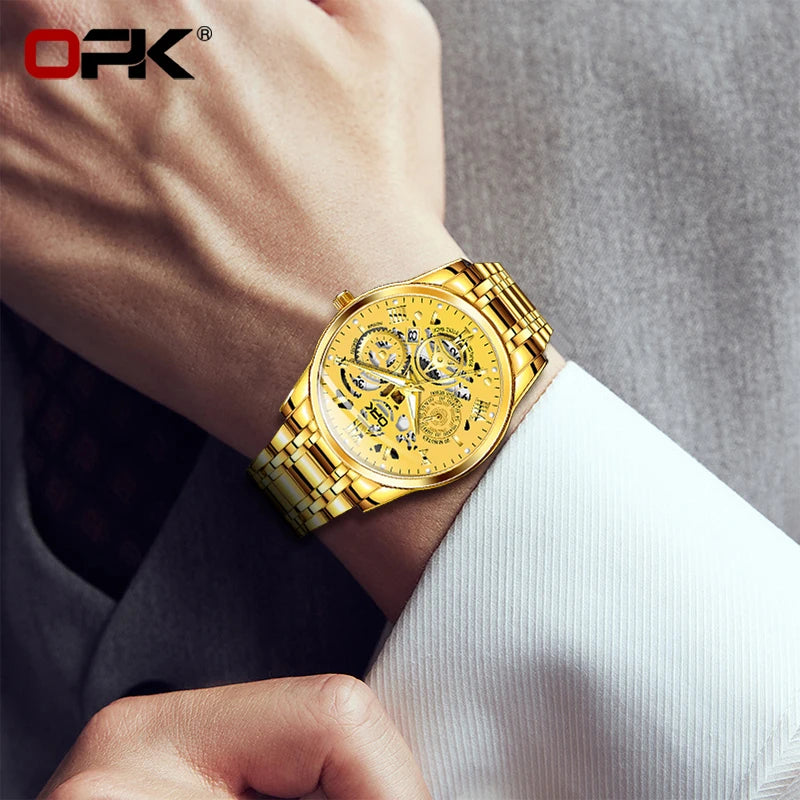 Montre OPK8135 – Harmonie Mécanique (Édition Dual-Ton)