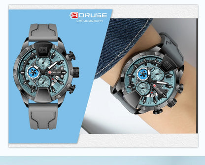 Montre BORUSE Chronographe Homme – Sport & Puissance (5 coloris)