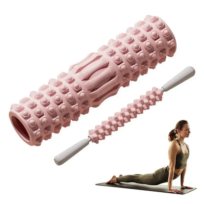 Rouleau de Massage Yoga & Fitness – Étirement Musculaire & Récupération