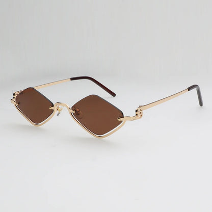 Lunettes YY96 – Lunettes de Soleil Cat Eye Métal & Glamour