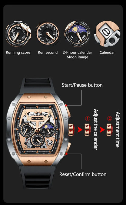 Montre FOXBOX 0015 – Édition Limitée LUXE SPORT (par LIGE)