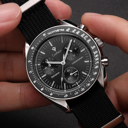 CADISEN C7064 – Chronographe Prestige VK68 (Édition Sport Vintage)