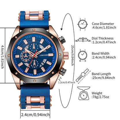 Montre Homme – Sport Élégant & Quartz Précis