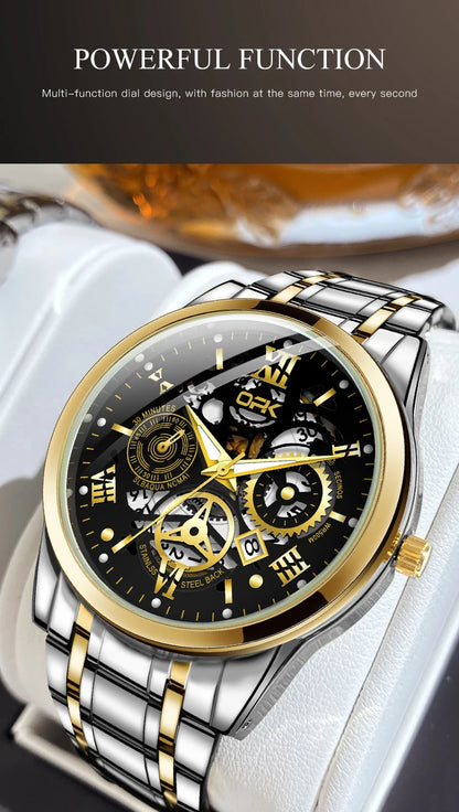 Montre OPK8135 – Harmonie Mécanique (Édition Dual-Ton)