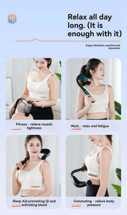Massage Marteau Électrique – Smart Gun Rechargeable | 9 Modes