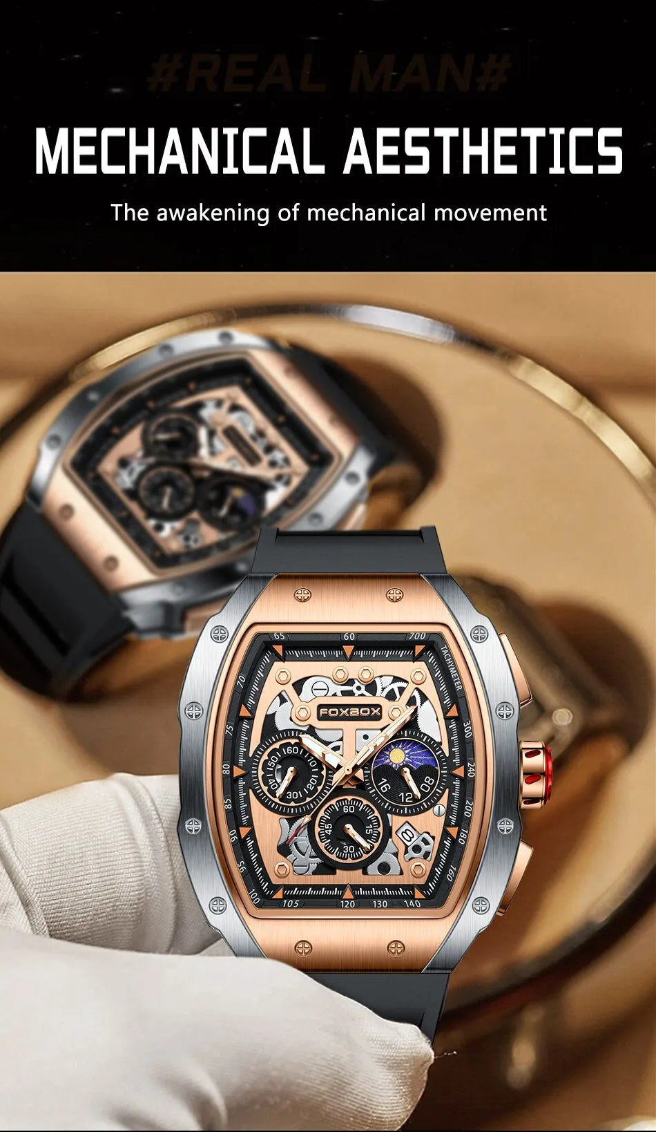 Montre FOXBOX 0015 – Édition Limitée LUXE SPORT (par LIGE)