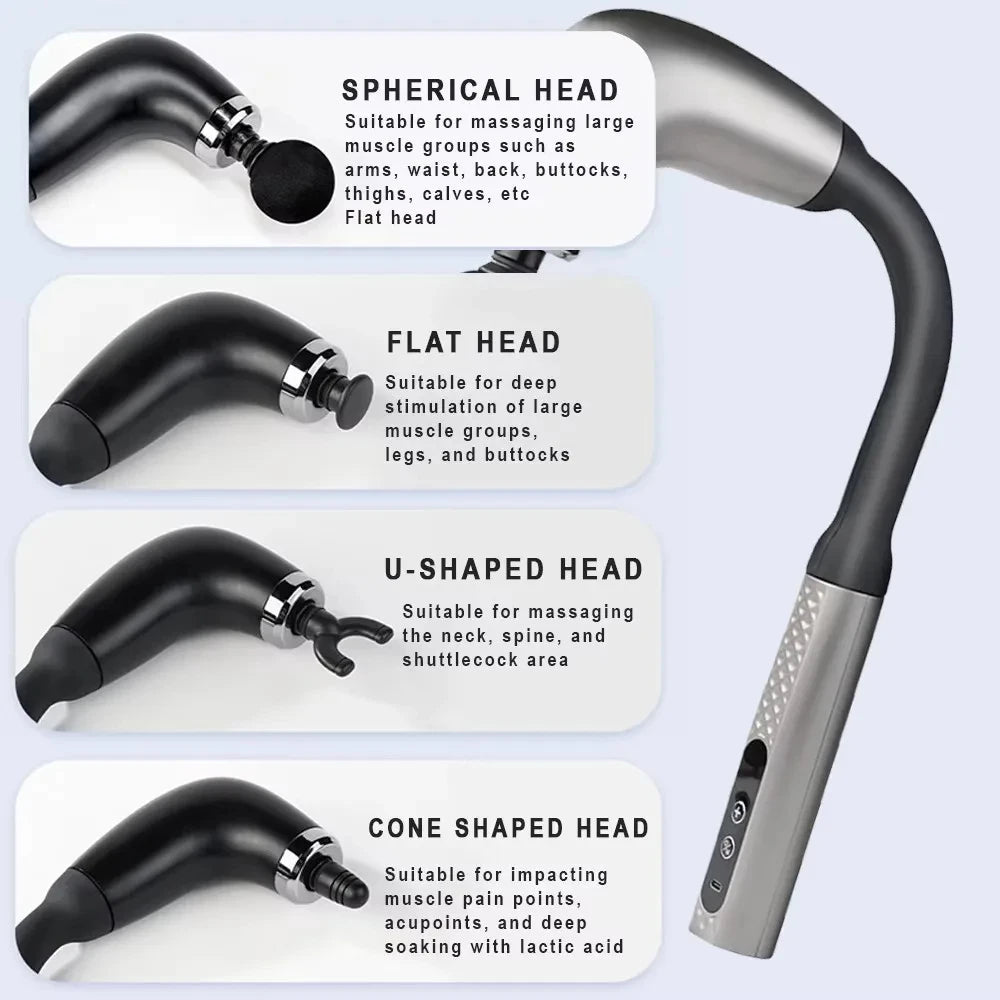 Massage Marteau Électrique – Smart Gun Rechargeable | 9 Modes