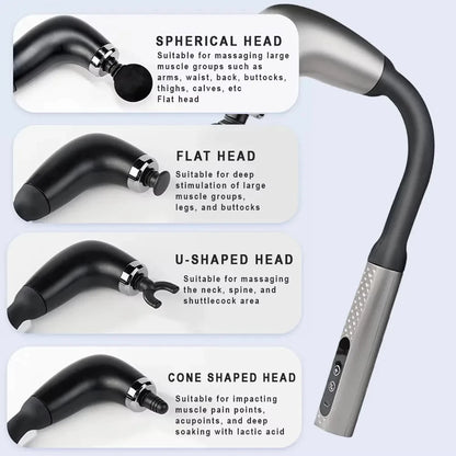 Massage Marteau Électrique – Smart Gun Rechargeable | 9 Modes