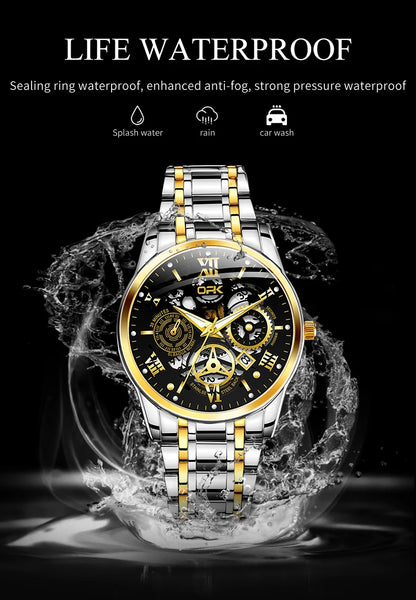 Montre OPK8135 – Harmonie Mécanique (Édition Dual-Ton)