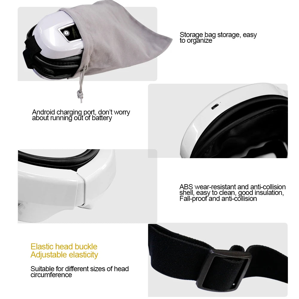 Masque de Massage Oculaire – Relaxation Intelligente & Bien-Être Visuel