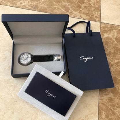 SUGESS ST8004 – Tourbillon Mécanique Prestige (Édition Cuir Crocodile)