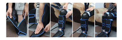 Massage Jambes 360° avec Chauffe Genoux – Sans Fil & Compression Intelligente
