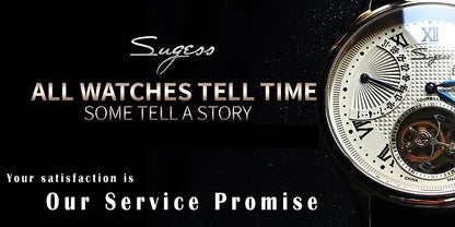 SUGESS ST8004 – Tourbillon Mécanique Prestige (Édition Cuir Crocodile)